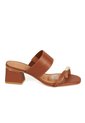 Sandalia Tacon Medio Mule Café-Mocca Vizzano de Vizzano