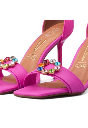 Sandalia Tacón Rosa Neón Vizzano