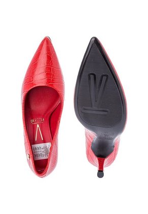 Tacón Alto Rojo Vizzano