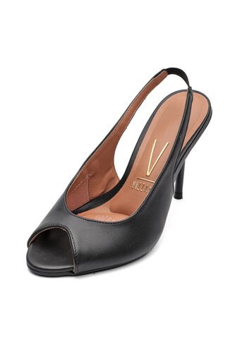 Tacon Alto Peep Toe Negro Vizzano Vizzano