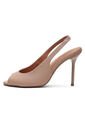 Tacon Alto Peep Toe Beige Vizzano de Vizzano