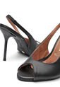 Tacon Alto Peep Toe Negro Vizzano de Vizzano