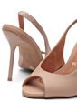 Tacon Alto Peep Toe Beige Vizzano de Vizzano