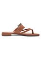 Sandalia Plana Flip-Flop Camel Vizzano de Vizzano