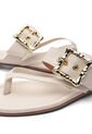 Sandalia Plana Flip-Flop Marfil Vizzano de Vizzano