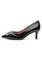 Tacon Stiletto Bajo Negro Vizzano de Vizzano