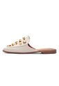 Slipper Baleta Zueco Marfil-Dorado Vizzano de Vizzano