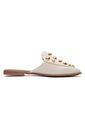 Slipper Baleta Zueco Marfil-Dorado Vizzano de Vizzano