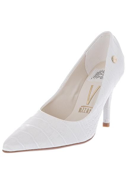 Tacón Alto Blanco Hueso Vizzano