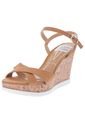 Sandalia Tacón Corrido Camel Vizzano de Vizzano