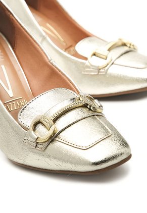 Tacón Alto Dorado Vizzano