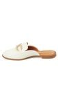 Slipper Baleta Zueco Blanco-Marfil Vizzano de Vizzano
