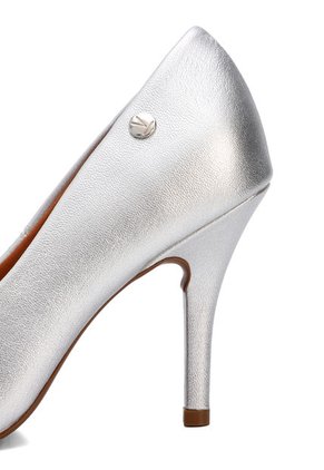 Tacón  Alto Plateado Vizzano