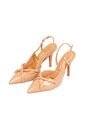 TACON ALTO VERNIZ NUDE DORADO VIZZANO de Vizzano