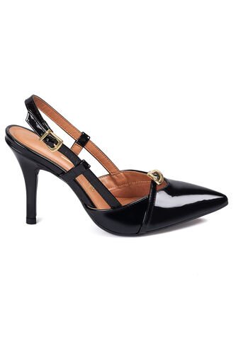 Tacon Alto Negro Slingback Vizzano Vizzano