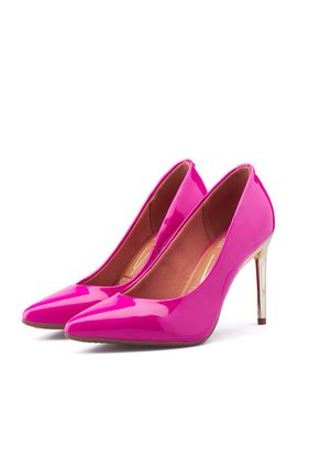 Tacón Alto Fucsia-Dorado Vizzano