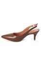Tacon Medio Café-Capuccino Slingback Vizzano de Vizzano