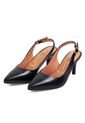Tacon Medio Negro Slingback Vizzano de Vizzano