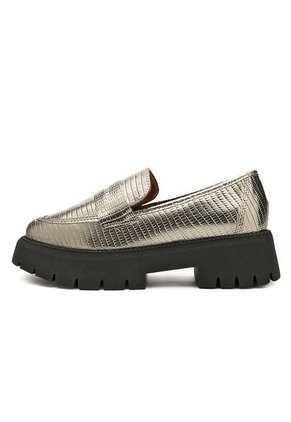 Mocasín Chunky Dorado-Negro Vizzano