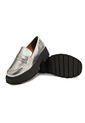 Mocasín Chunky Plateado-Negro Vizzano de Vizzano