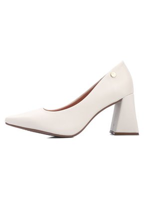 Tacón Medio Blanco Vizzano