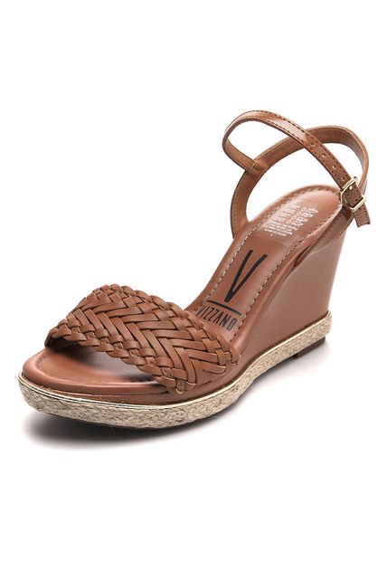 Sandalia Tacón Corrido Café Vizzano Compra Ahora Dafiti Colombia