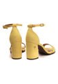 Sandalia Tacón Amarillo Vizzano de Vizzano