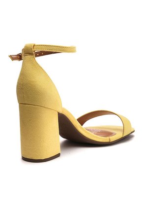Sandalia Tacón Amarillo Vizzano