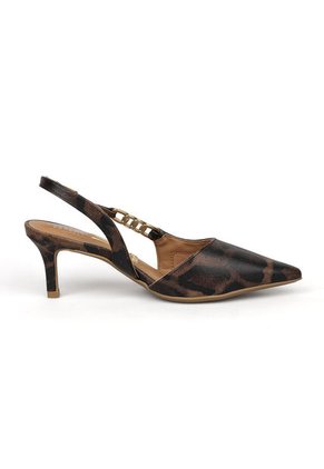 Tacon Stiletto Bajo Multi Café Vizzano