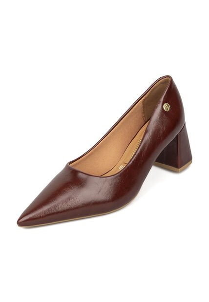 Tacon Medio Cuadrado Rojo-Carmin Vizzano