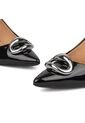 Tacon Stiletto Medio Verniz Negro Vizzano de Vizzano
