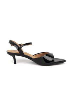 Sandalia Tacon Bajo Negro Vizzano