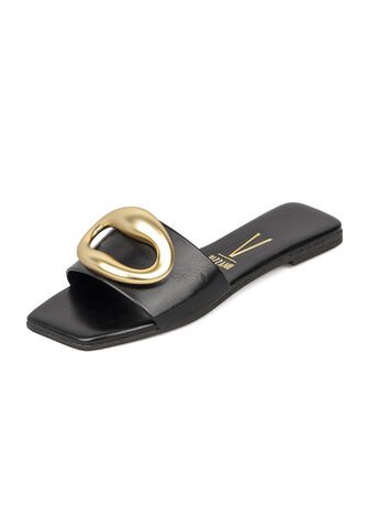 Sandalia Plana Negro Vizzano Vizzano