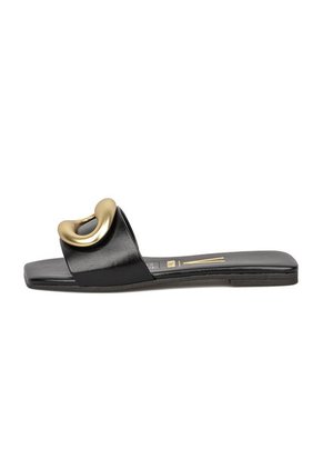 Sandalia Plana Negro Vizzano