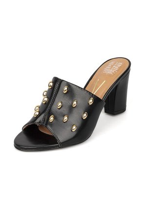 Sandalia Tacon Medio Negro Vizzano