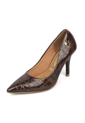 Tacon Stiletto Alto Canela-Café Croco Vizzano Vizzano