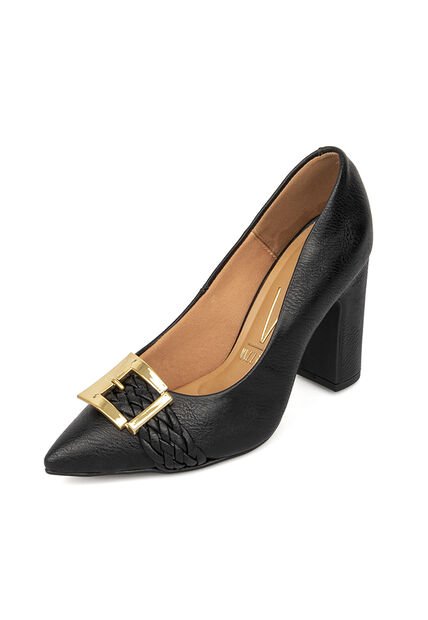 Tacon Alto Grueso  Negro Napa Vizzano