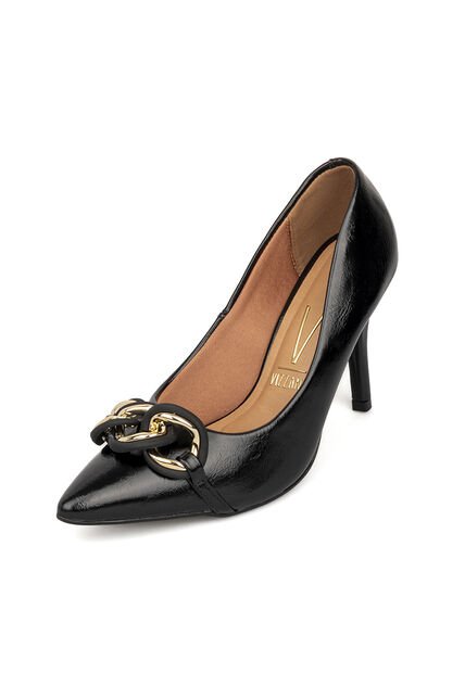 Tacon Stiletto Alto Napa Negro Vizzano