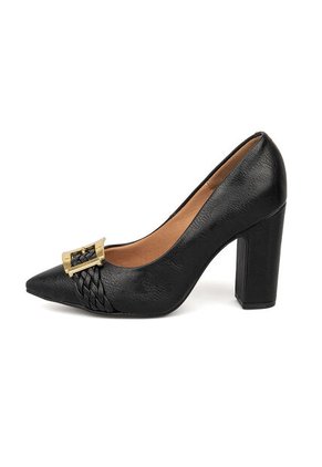 Tacon Alto Grueso  Negro Napa Vizzano