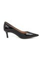 Tacon Stiletto Bajo Negro Croco Vizzano de Vizzano