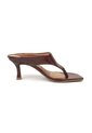 Sandalia Tacon Alto Rojo-Carmin Oscuro Vizzano de Vizzano