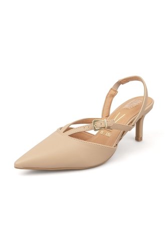 Tacon Medio Slingback Pelica Beige Vizzano Vizzano