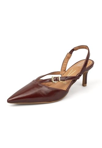 Tacon Medio Slingback Rojo-Carmin Oscuro Vizzano Vizzano