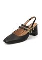 Tacon Medio Cuadrado Pelica Negro Vizzano de Vizzano