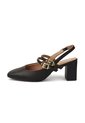 Tacon Medio Cuadrado Pelica Negro Vizzano de Vizzano