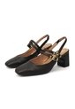 Tacon Medio Cuadrado Pelica Negro Vizzano de Vizzano
