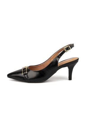 Tacon Stiletto Medio Napa Imperiale Negro Vizzano
