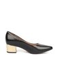Tacon Medio Cuadrado Negro-Oro Vizzano de Vizzano