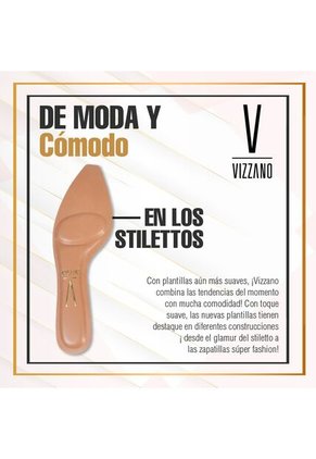 Tacón Alto Charol Beige Vizzano