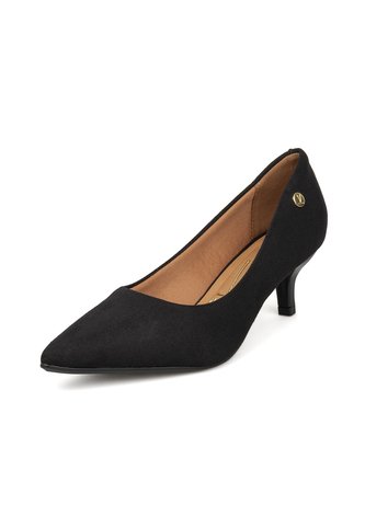 Tacon Medio Stiletto  Camurca Flex Negro Vizzano Vizzano